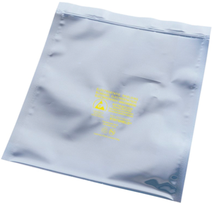 Shielding bag, 125 x 200 mm, inner metalization, zip lock, 23.0.90606