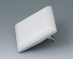 ABS/polycarbonate enclosure, (L x W x H) 110 x 110 x 38 mm, gray white (RAL 9002), IP40, B5013227