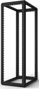38 U cabinet rack, (H x W x D) 1800 x 800 x 600 mm, steel, black gray, 20630-095
