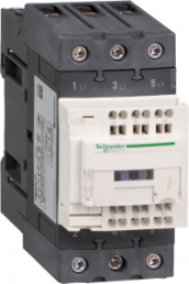 Power contactor, 3 pole, 65 A, 400 V, 3 Form A (N/O), coil 110 VDC, spring-clamp connection, LC1D65A3FD
