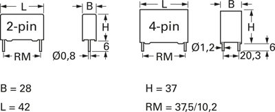 B32776G0146K000 TDK (EPCOS) Film Capacitors Image 2