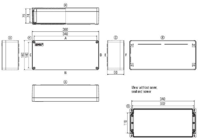 1305910000 Weidmüller General Purpose Enclosures Image 2