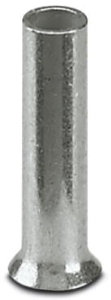 Uninsulated Wire end ferrule, 0.5 mm², 6 mm long, silver, 3200218