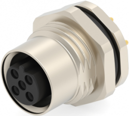 Circular connector, 2 pole, solder connection, straight, T4141412021-000
