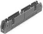 Pin header, 30 pole, 2 rows, pitch 2.54 mm, press-fit, pin header, tin-plated, 1-1658694-0