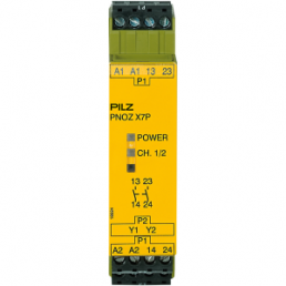 Monitoring relays, safety switching device, 2 Form A (N/O), 6 A, 24 V (DC), 24 V (AC), 777059