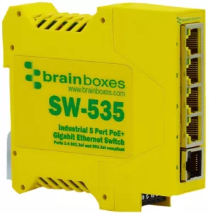SW-535 BRAINBOXES Industrial ethernet switches