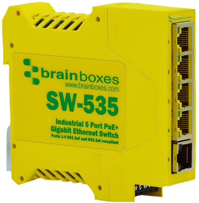 SW-535 BRAINBOXES Industrial ethernet switches