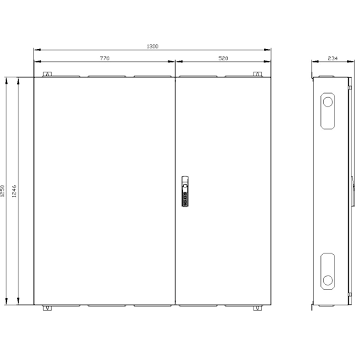 8GK1133-6KA52 Siemens Switch Cabinets, server cabinets Image 2