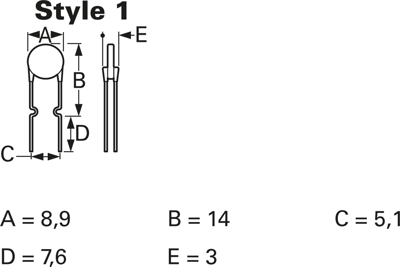MF-R110 Bourns Electronics GmbH Resettable PTC-Fuses Image 2