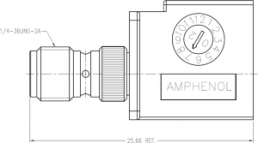 Coaxial adapter, 50 Ω, FAKRA socket to SMA socket, straight, APH-FKJ-SMAJ