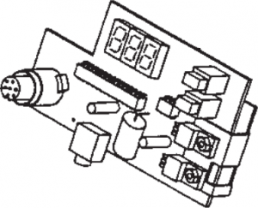 PCB control, Weller T0058748920 for desoldering station WDD 81V