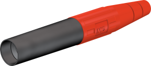 6 mm socket, crimp connection, 16 mm², red, 15.0020-22