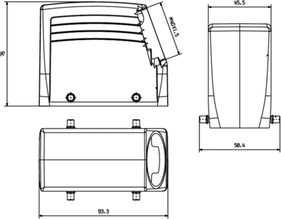 2544030000 Weidmüller Housings for HDC Connectors Image 2