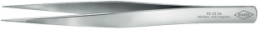 Precision tweezers, uninsulated, antimagnetic, Chrome-nickel steel, 130 mm, 92 22 04