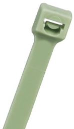 Cable tie, releasable, polypropylene, (L x W) 142 x 3.6 mm, bundle-Ø 1.5 to 35 mm, green, -60 to 115 °C