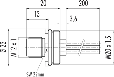 09 0631 642 04 binder Sensor-Actuator Cables Image 2
