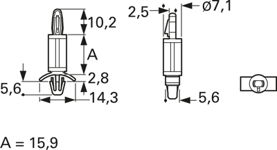 10011294 ESSENTRA COMPONENTS PCB Fasteners Image 5