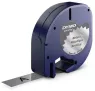 Letratag tape, 12 mm, tape silver, font black, 4 m, S0721730