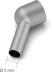 JBC hot air nozzle, TN9561/Ø 5.0 mm, curved