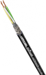 PVC data cable, 10-wire, 0.34 mm², AWG 22, black, 1030502
