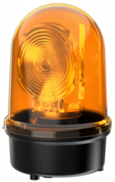 LED rotating light, Ø 142 mm, yellow, 115-230 VAC, IP65