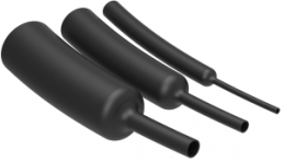 Heatshrink tubing, 3:1, (6/2 mm), polyolefine, black