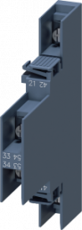Auxiliary switch, 10 A, 1 Form A (N/O) + 1 Form B (N/C), Ring cable lug connection, 3RH2911-4DA11