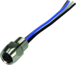 Sensor actuator cable, M12-flange socket, straight to open end, 4 pole, 0.5 m, TPU, 3 A, 21023576405