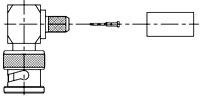 BNC plug 75 Ω, RG-179B, RG-187A, URM-111, crimp connection, angled, 1-1337440-0