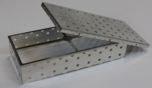 Shielding cover, 14.26x13.30x2.0mm, SPTE, T=0.15mm, Tray packing, 84 pcs/tray