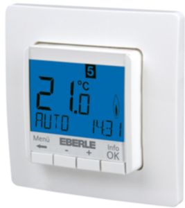 Clock thermostat, 230 VAC, 5 to 30 °C, white, 527820355100