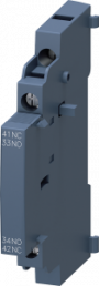 Auxiliary contact, 1 Form A (N/O) + 1 Form B (N/C) for circuit breaker S00/S0, 3RV2901-1A