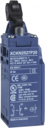 Switch, 2 pole, 1 Form A (N/O) + 1 Form B (N/C), roller plunger, screw connection, IP65, XCKN2527P20