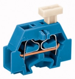 2-wire terminal, spring-clamp connection, 0.08-2.5 mm², 1 pole, 24 A, 6 kV, blue, 261-304/331-000