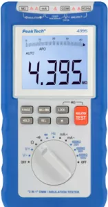 P 4395 PeakTech VDE testers, Installation testers, Insulation testers