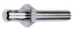 6 mm plug, screw connection, silver, 04.0057