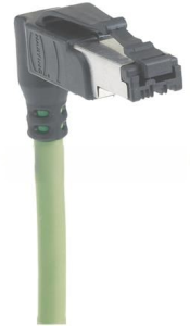 PVC data cable, Cat 5, 4-wire, AWG 22, green, 09470300002