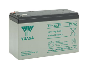 Lead-battery, 12 V, 7 Ah, 151 x 65 x 94 mm, faston plug 6.35 mm