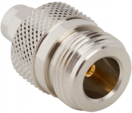 Coaxial adapter, 50 Ω, SMA plug to N socket, straight, 242112