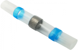 Solder connectors with heat shrink insulation, 1.5-2.5 mm², AWG 16 to 14, blue, 40 mm