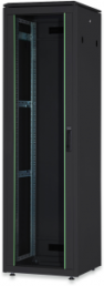 26 HE network cabinet, (H x W x D) 1342 x 600 x 800 mm, IP20, sheet steel, black, DN-19 26U-6/8-B-1