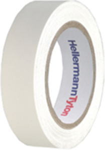 Insulation tape, 15 x 0.15 mm, PVC, white, 10 m, 710-00105
