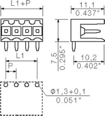1605500000 Weidmüller PCB Connection Systems Image 3