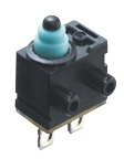 Snap acting switche, On-Off, solder connection, pin plunger, 1.2 N, 0.05 A/16 V, IP67