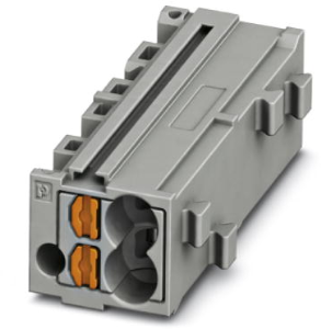 Shunting honeycomb, push-in connection, 0.14-2.5 mm², 1 pole, 17.5 A, 6 kV, gray, 3270302