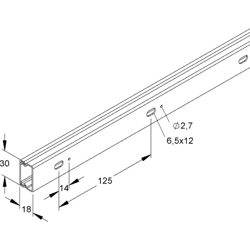 HKL2030.6 Kleinhuis Cable Channels Image 3