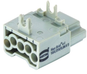 Socket contact insert, 3A, 2 pole, unequipped, crimp connection, 09120043116