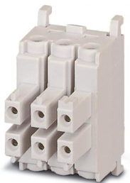 Socket contact insert, 6 pole, equipped, screw connection, with PE contact, 1583526
