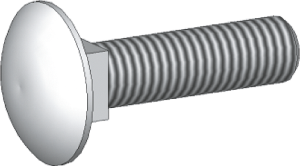 Flat head screw, M10, 35 mm, DIN 603